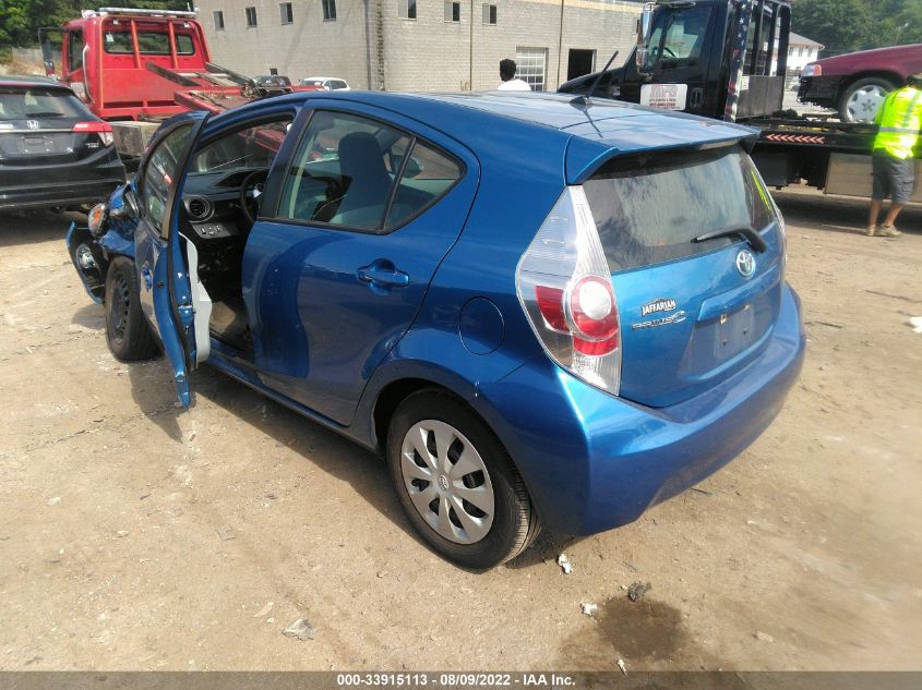 2013 TOYOTA PRIUS C ONE/TWO/THREE/FOUR JTDKDTB36D1545187