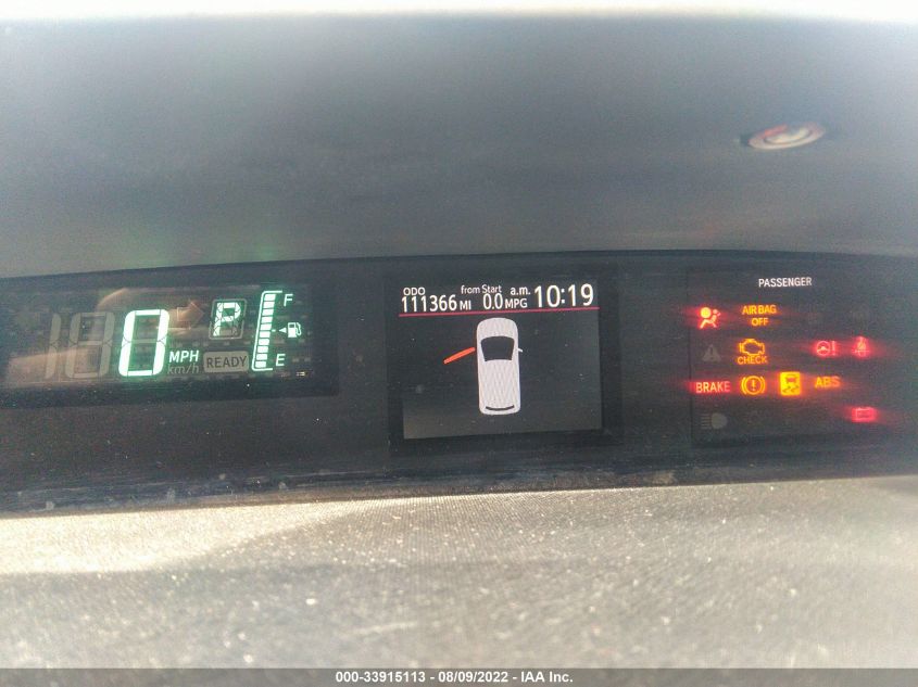 2013 TOYOTA PRIUS C ONE/TWO/THREE/FOUR JTDKDTB36D1545187