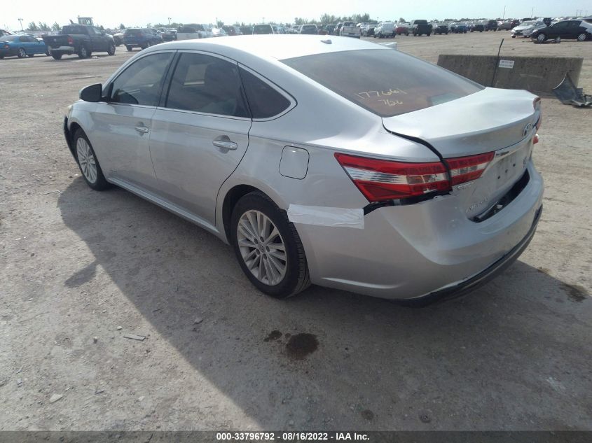 2013 TOYOTA AVALON HYBRID XLE PREMIUM 4T1BD1EB6DU010992