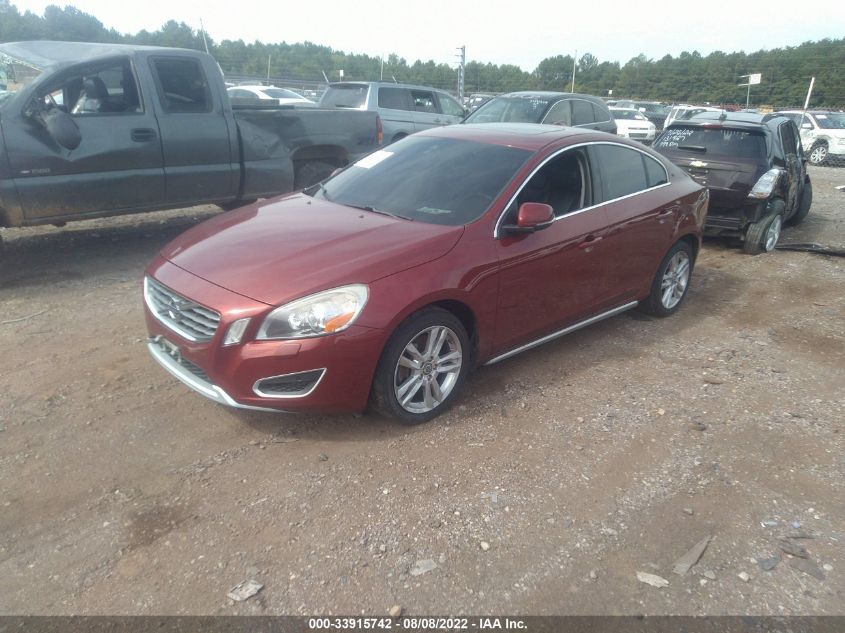 2013 VOLVO S60 T5 YV1612FH2D2210040