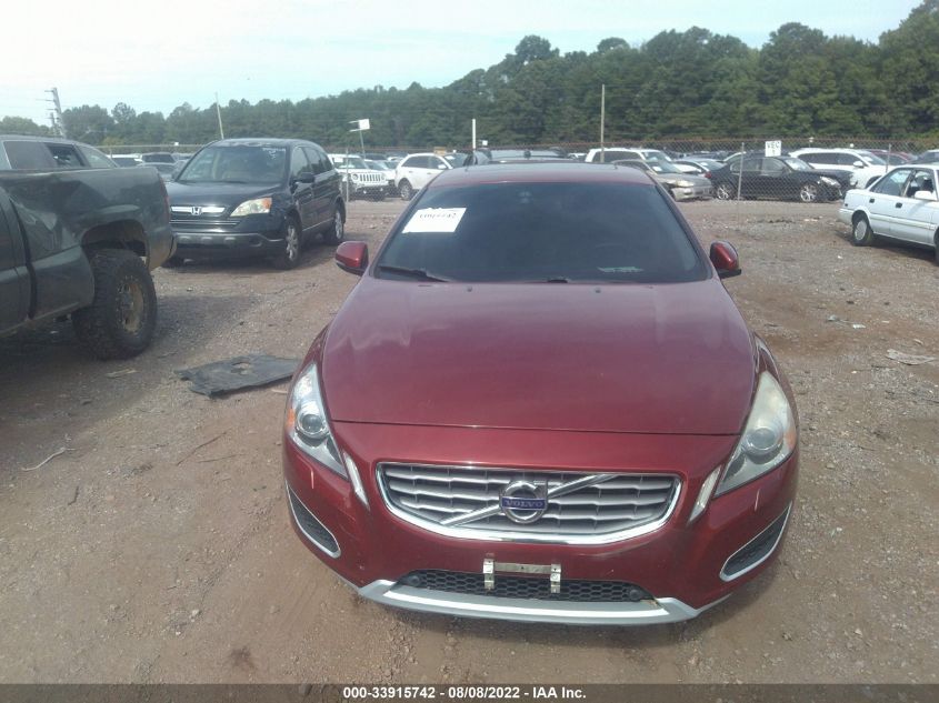 2013 VOLVO S60 T5 YV1612FH2D2210040