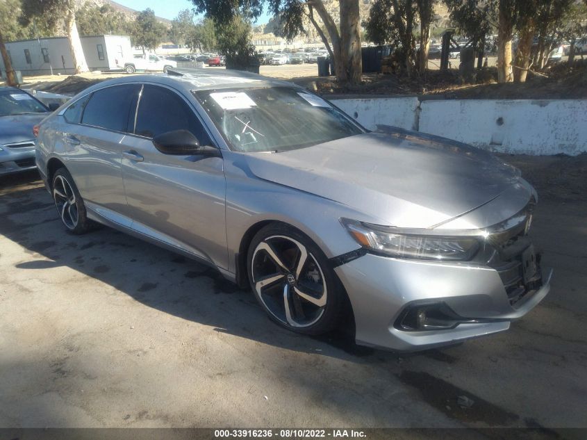 2021 HONDA ACCORD SEDAN SPORT - 1HGCV2F3XMA026408