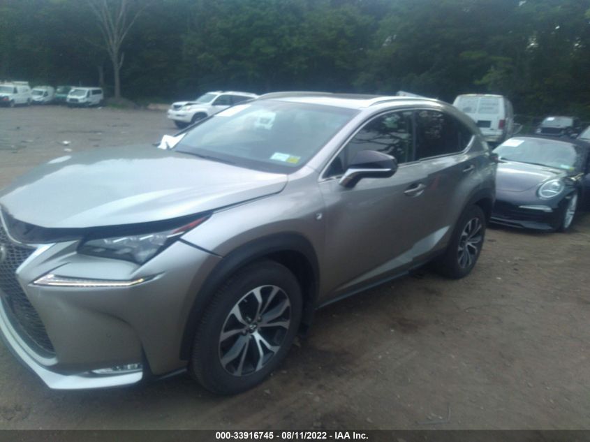2015 LEXUS NX 200T JTJBARBZ2F2012604