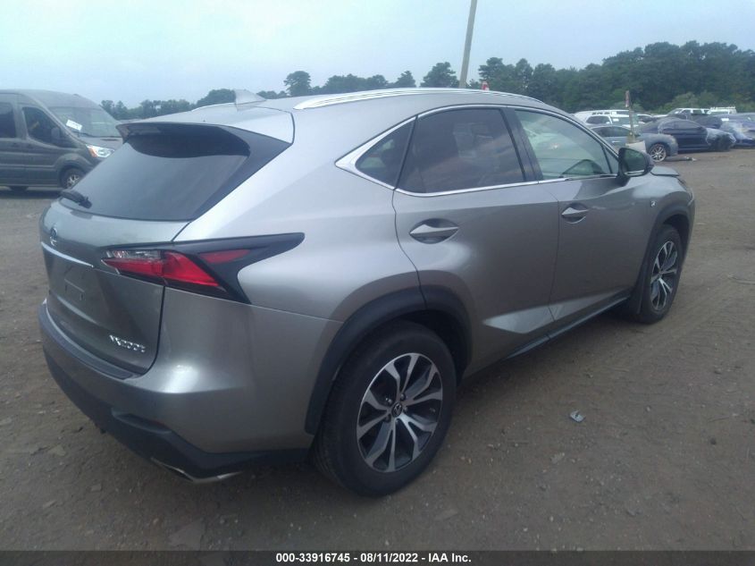 2015 LEXUS NX 200T JTJBARBZ2F2012604