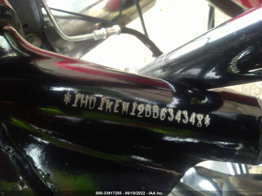 2011 HARLEY-DAVIDSON FLHTK 1HD1KEM12BB634348