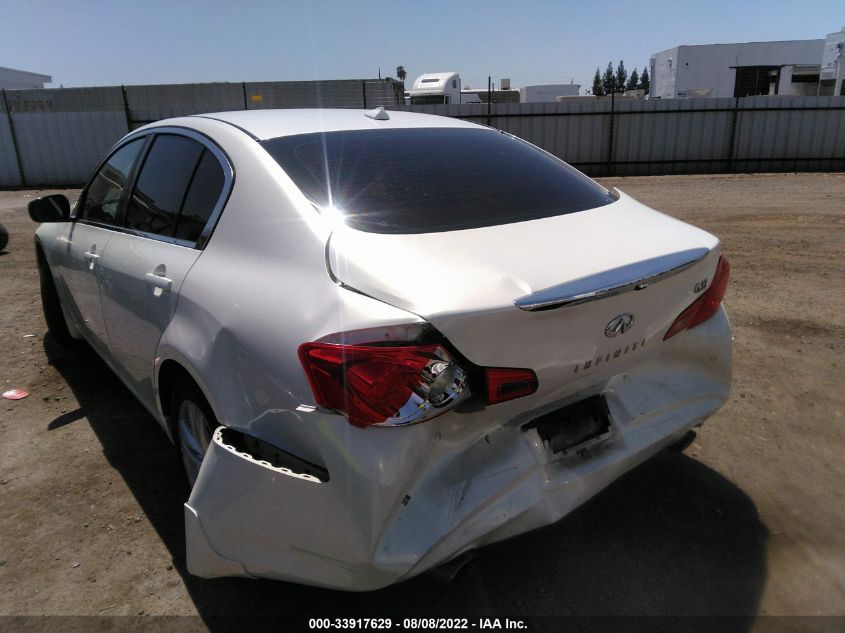 2013 INFINITI G37 SEDAN JOURNEY JN1CV6AP0DM720820