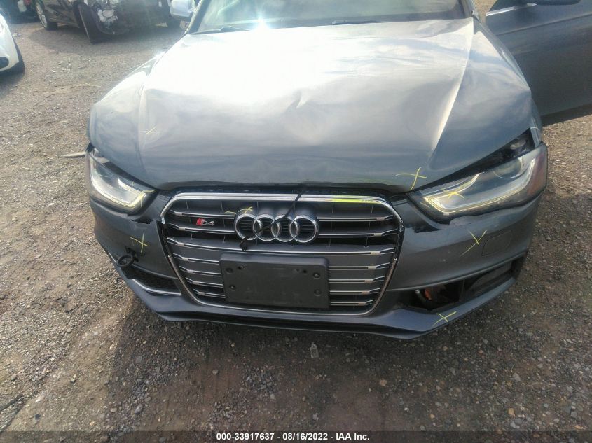 2014 AUDI S4 PREMIUM PLUS WAUBGAFL9EA004879
