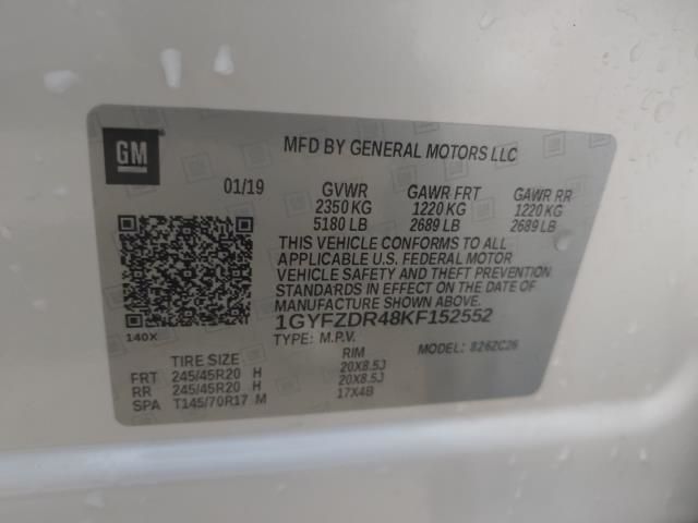 2019 CADILLAC XT4 AWD PREMIUM LUXURY 1GYFZDR48KF152552