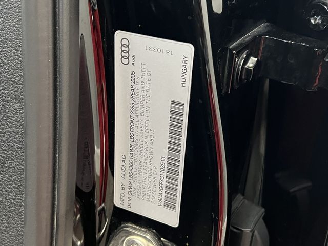2016 AUDI A3 1.8T PREMIUM WAUA7GFF3G1102513