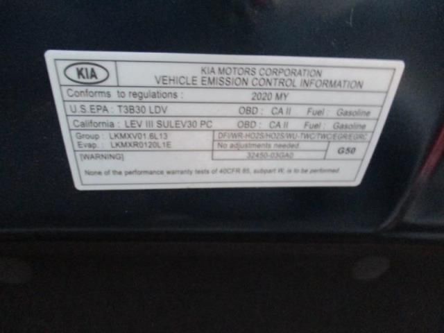 2020 KIA NIRO LX KNDCB3LC8L5361160