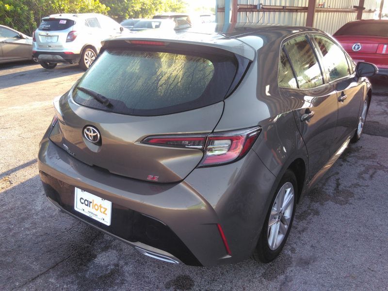 2019 TOYOTA COROLLA HATCHBACK SE/XSE JTNK4RBE3K3035476