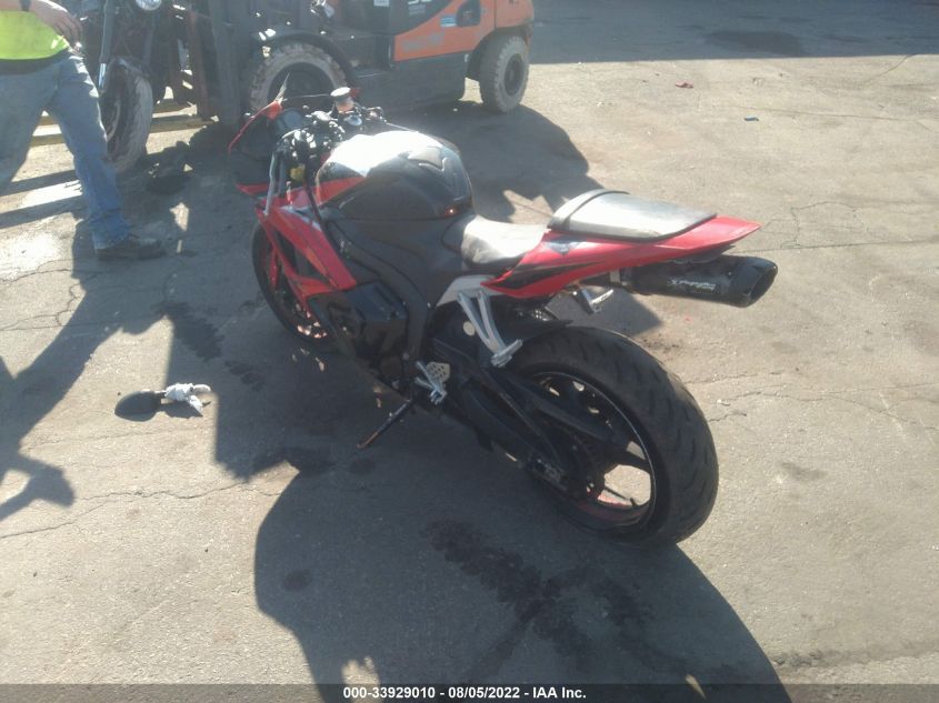 2009 HONDA CBR600 RR JH2PC40039K202434