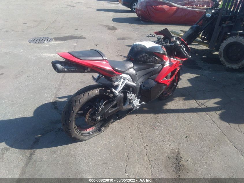 2009 HONDA CBR600 RR JH2PC40039K202434