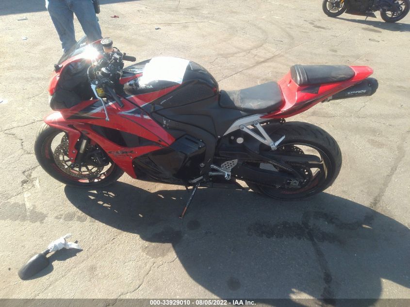 2009 HONDA CBR600 RR JH2PC40039K202434