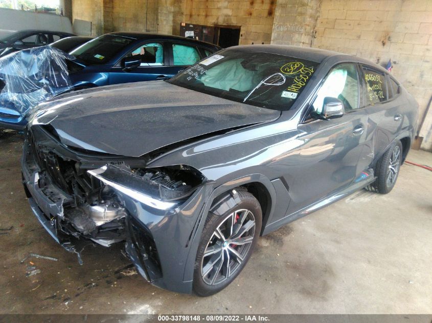 2022 BMW X6 M50I 5UXCY8C05N9L14180