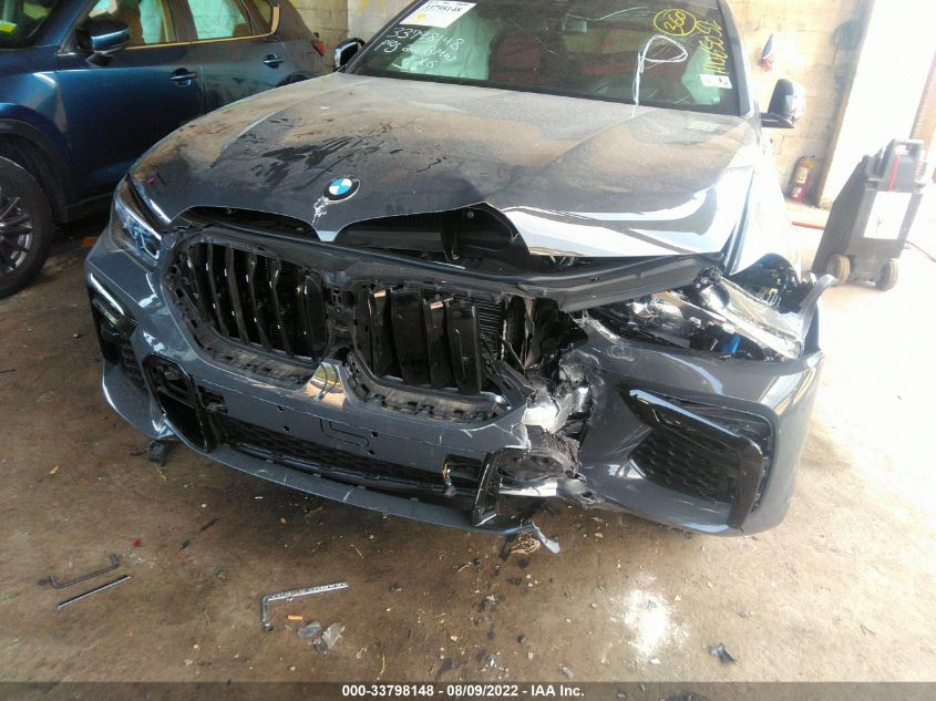 2022 BMW X6 M50I 5UXCY8C05N9L14180
