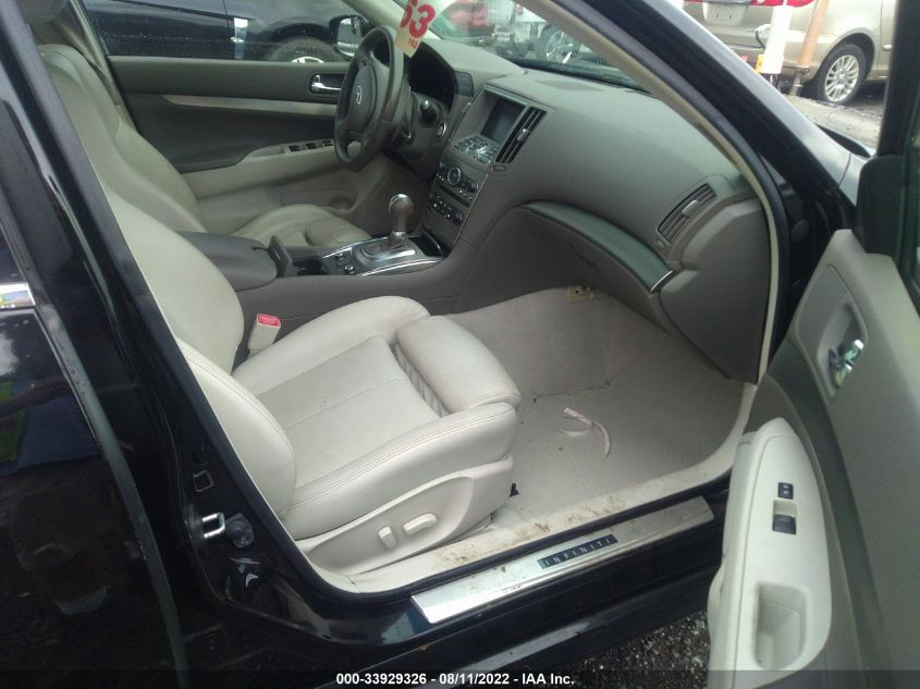 2013 INFINITI G37 SEDAN X JN1CV6AR0DM754533
