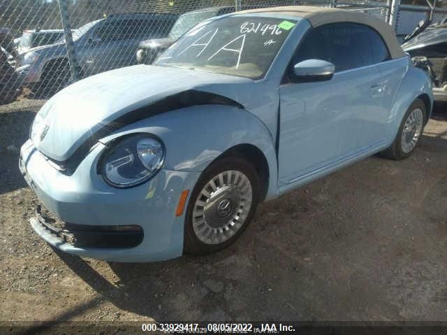 2013 VOLKSWAGEN BEETLE CONVERTIBLE 2.5L 3VW5X7AT1DM821496