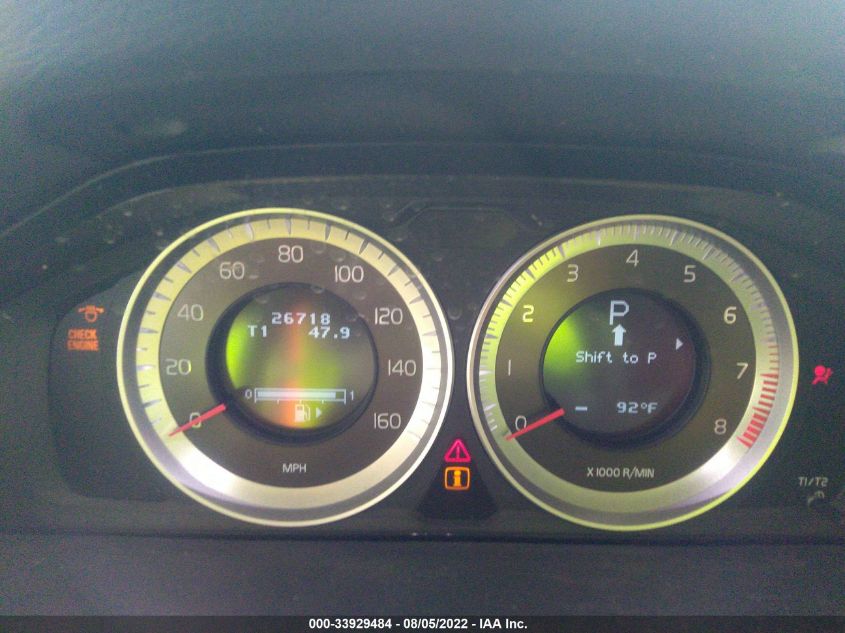 2013 VOLVO S60 T5 YV1612FS6D2184053