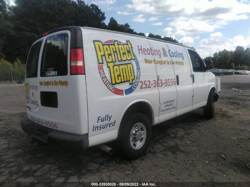 2013 CHEVROLET EXPRESS CARGO VAN 1GCWGFCA5D1103069