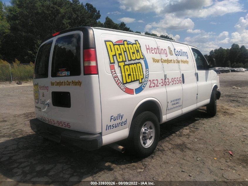2013 CHEVROLET EXPRESS CARGO VAN 1GCWGFCA5D1103069