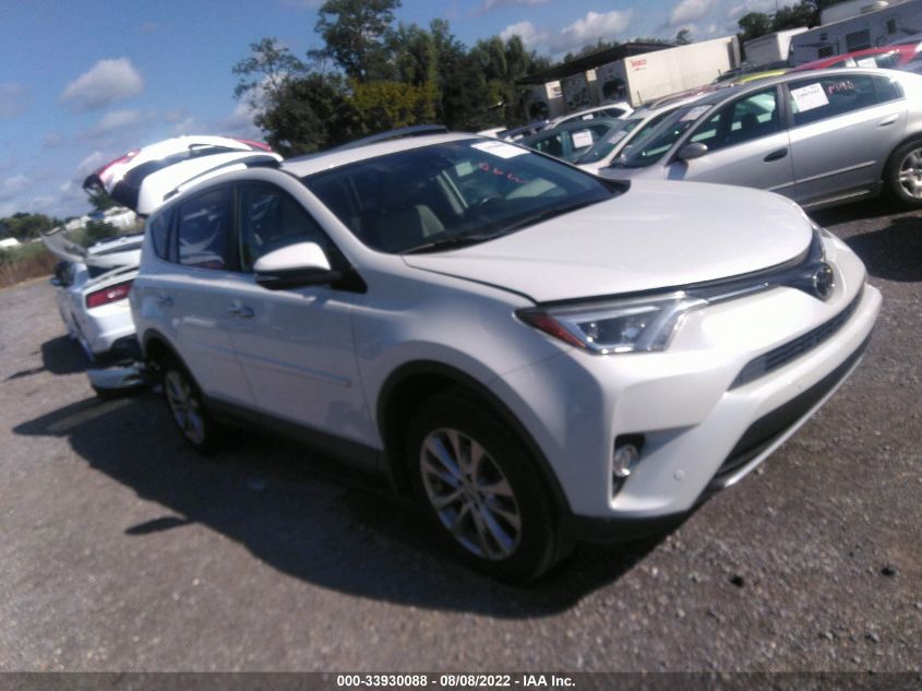 Lot #2524267023 2016 TOYOTA RAV4 LIMITED salvage car