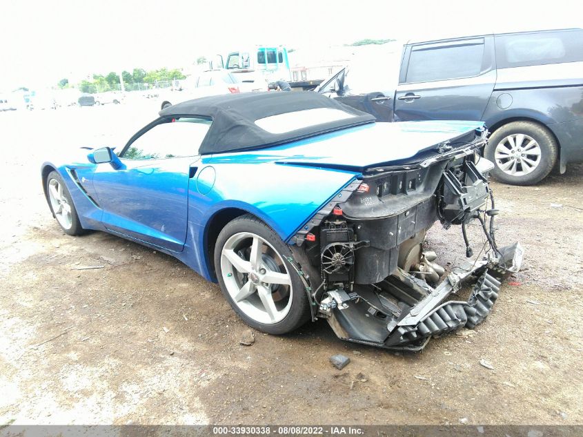 2014 CHEVROLET CORVETTE STINGRAY 2LT 1G1YD3D72E5131465
