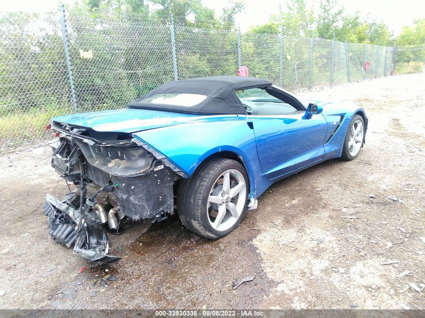 2014 CHEVROLET CORVETTE STINGRAY 2LT 1G1YD3D72E5131465