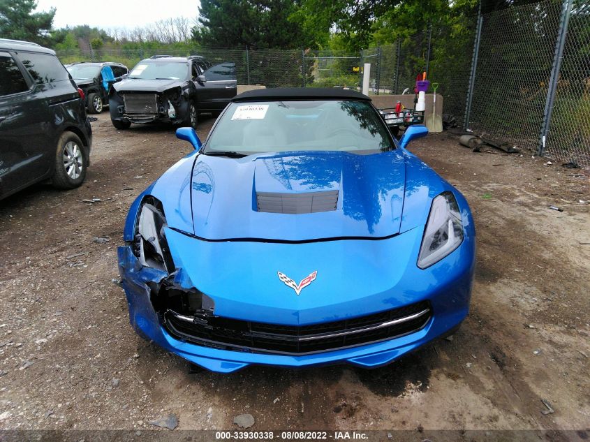 2014 CHEVROLET CORVETTE STINGRAY 2LT 1G1YD3D72E5131465