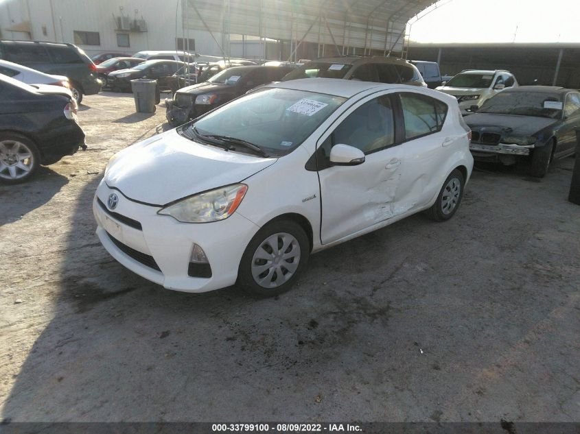 2013 TOYOTA PRIUS C ONE/TWO/THREE/FOUR JTDKDTB34D1037882