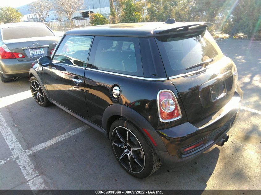 2013 MINI COOPER HARDTOP S WMWSV3C50DT390229