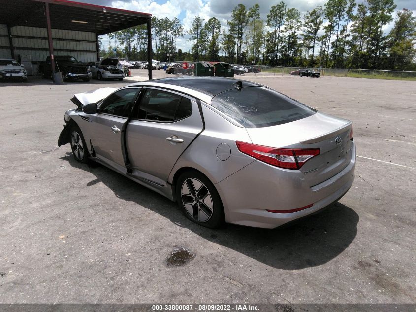 2013 KIA OPTIMA HYBRID EX KNAGM4AD3D5039263