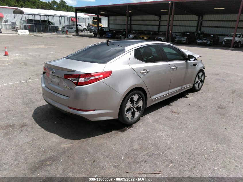 2013 KIA OPTIMA HYBRID EX KNAGM4AD3D5039263