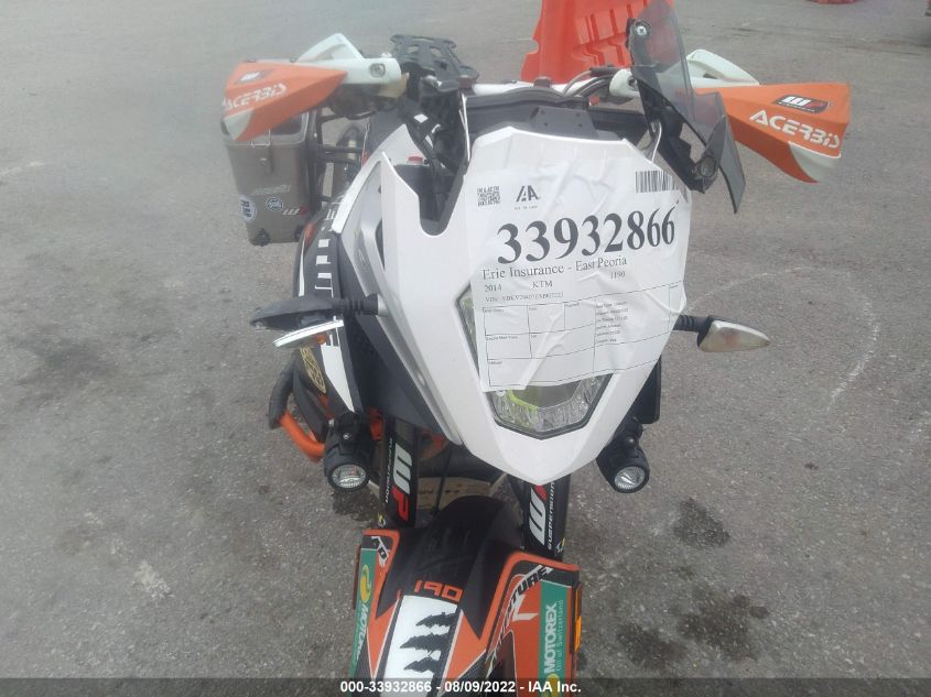 2014 KTM 1190 ADVENTURE R VBKV29407EM902223