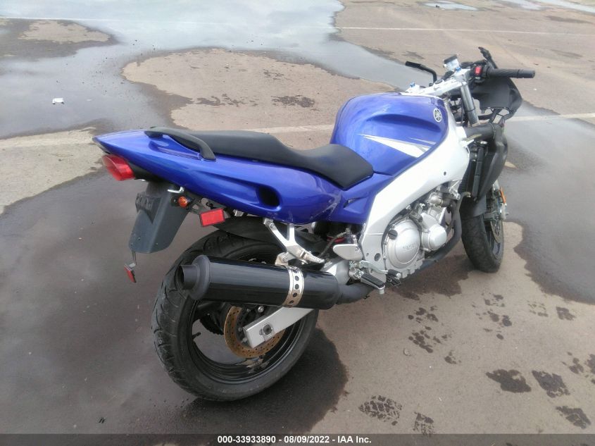 2004 YAMAHA YZF600 R JYA5AHE014A043705
