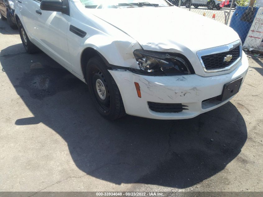 2014 CHEVROLET CAPRICE POLICE PATROL POLICE 6G3NS5U25EL948539