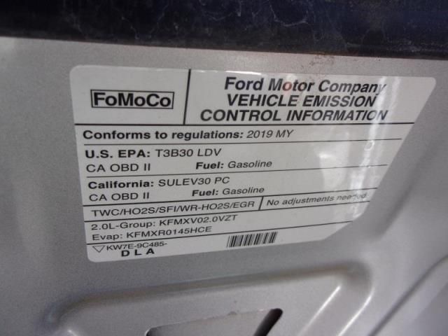 2019 FORD FUSION HYBRID SE 3FA6P0LU0KR263103