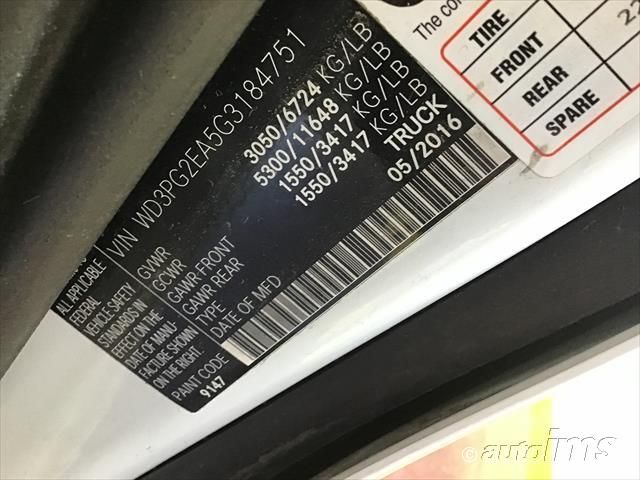 2016 MERCEDES-BENZ METRIS CARGO VAN WD3PG2EA5G3184751
