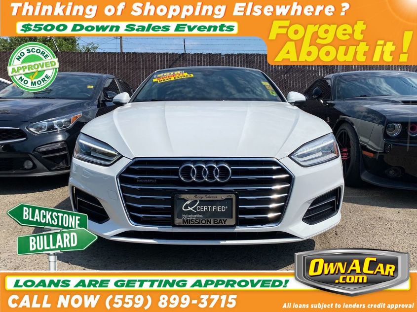 2018 AUDI A5 COUPE PREMIUM WAUNNAF58JA077644