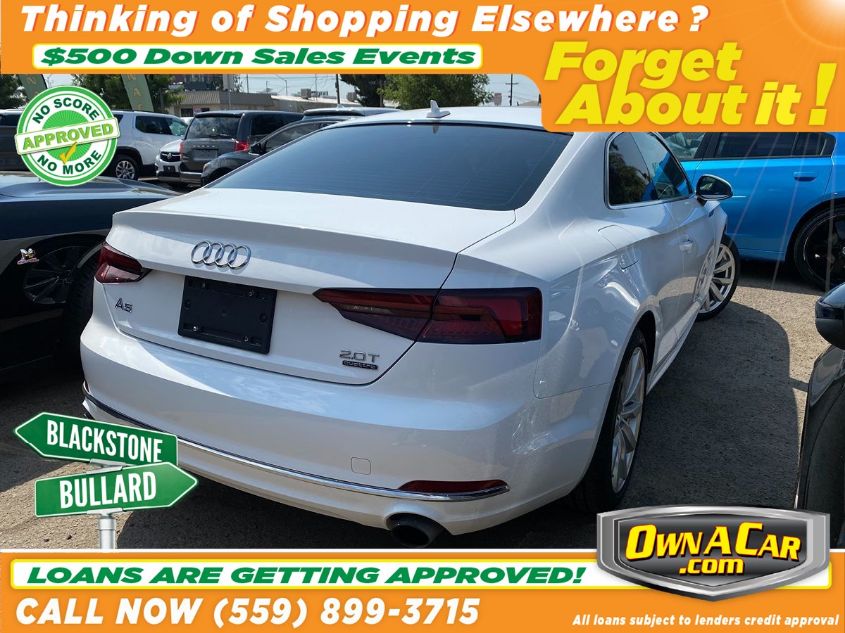 2018 AUDI A5 COUPE PREMIUM WAUNNAF58JA077644