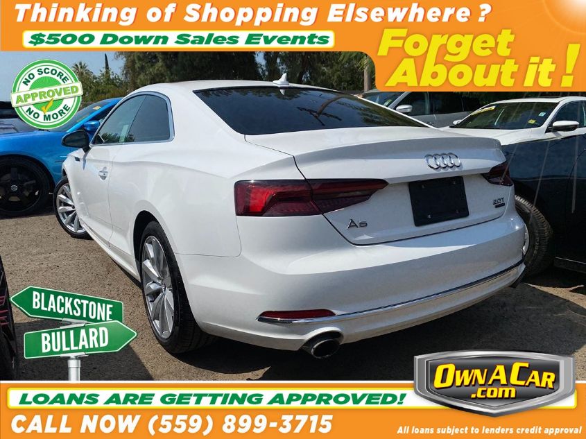 2018 AUDI A5 COUPE PREMIUM WAUNNAF58JA077644