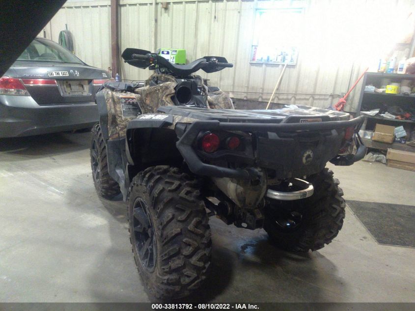 2022 CAN-AM OUTLANDER XT 850/XT-P 850 3JBLKAU44NJ001316