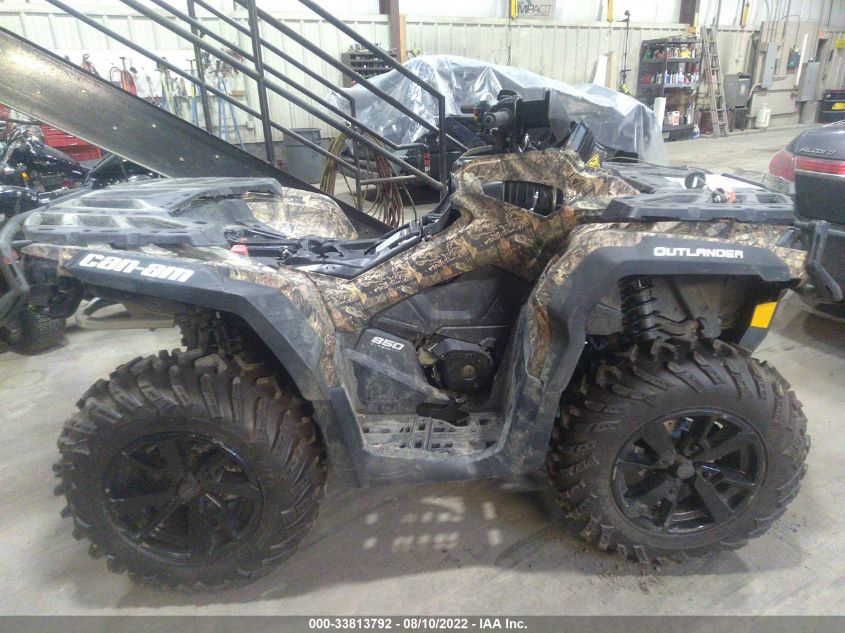 2022 CAN-AM OUTLANDER XT 850/XT-P 850 3JBLKAU44NJ001316