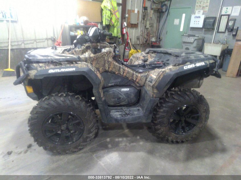 2022 CAN-AM OUTLANDER XT 850/XT-P 850 3JBLKAU44NJ001316