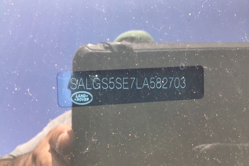 2020 LAND ROVER RANGE ROVER SALGS5SE7LA582703