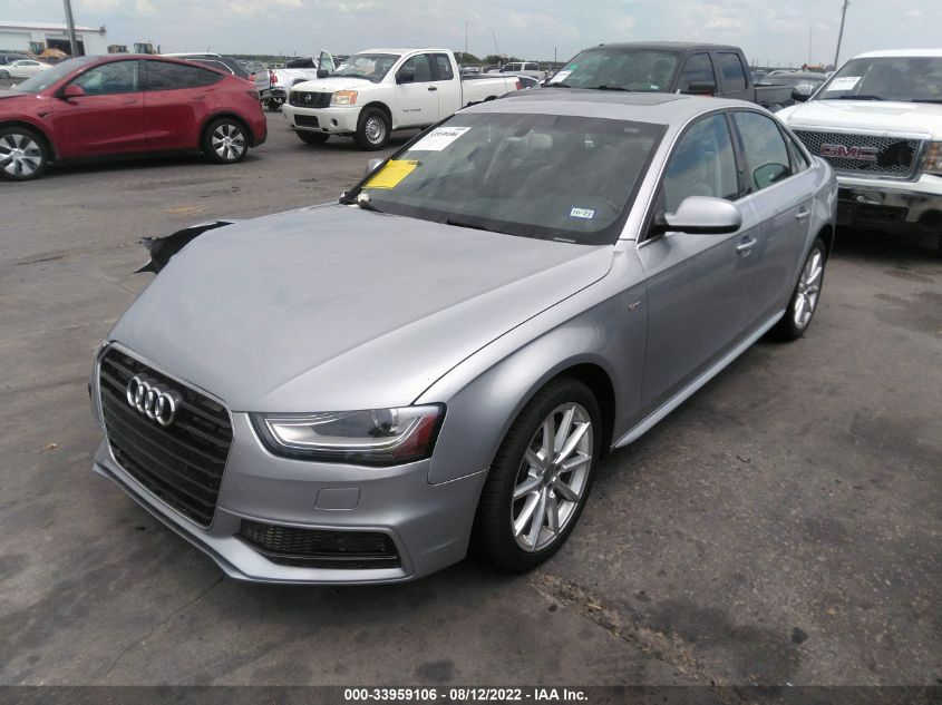 2015 AUDI A4 PREMIUM PLUS WAUEFAFL0FN018597