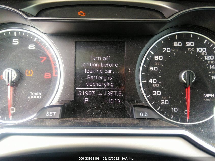 2015 AUDI A4 PREMIUM PLUS WAUEFAFL0FN018597