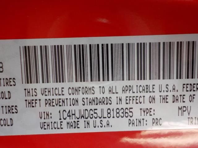 2018 JEEP WRANGLER JK UNLIMITED SPORT S 1C4HJWDG5JL818365
