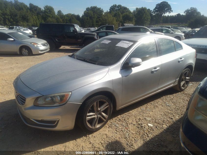 2014 VOLVO S60 T5 YV1612FS3E2274729
