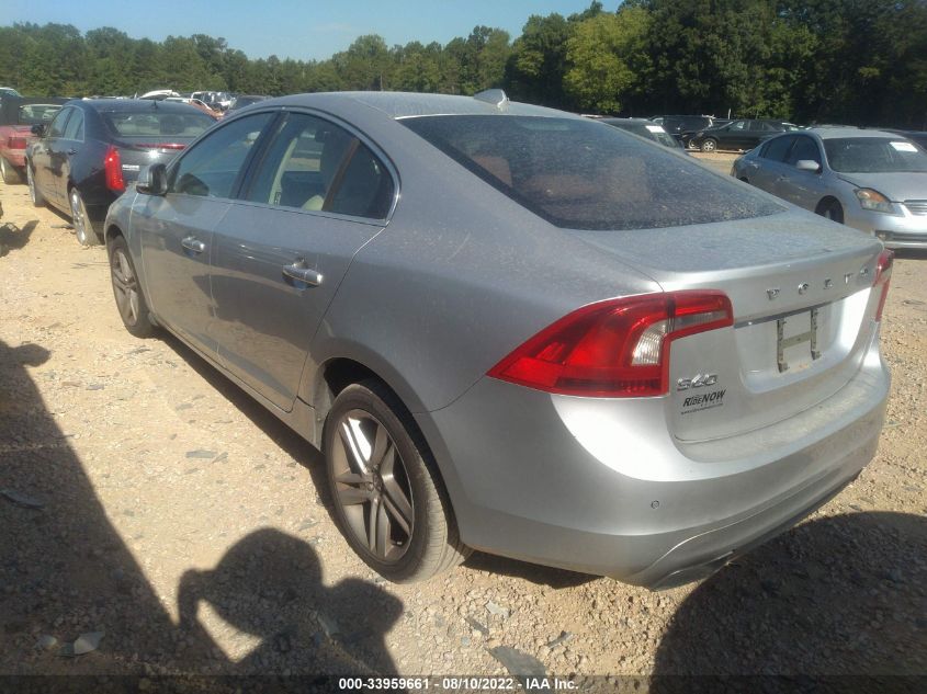 2014 VOLVO S60 T5 YV1612FS3E2274729